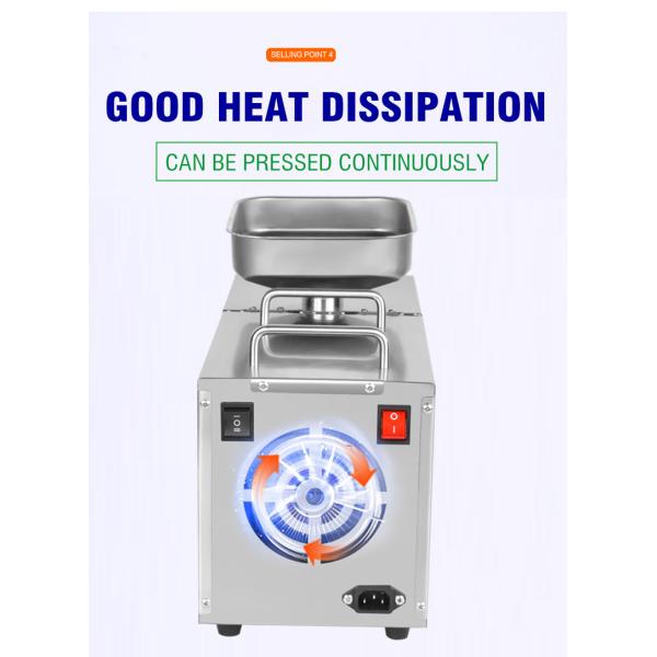 Automatic Grade High Yield Canola Oil Extraction Machine for Home Oil Press/Coconut Oil Squeezer