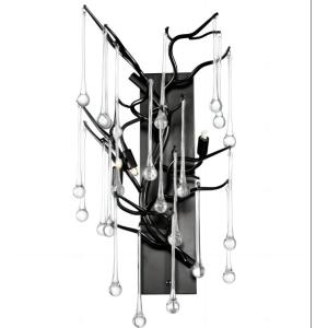 K9 claro Crystal Drop Metal Wall Sconce L280*W220*H460