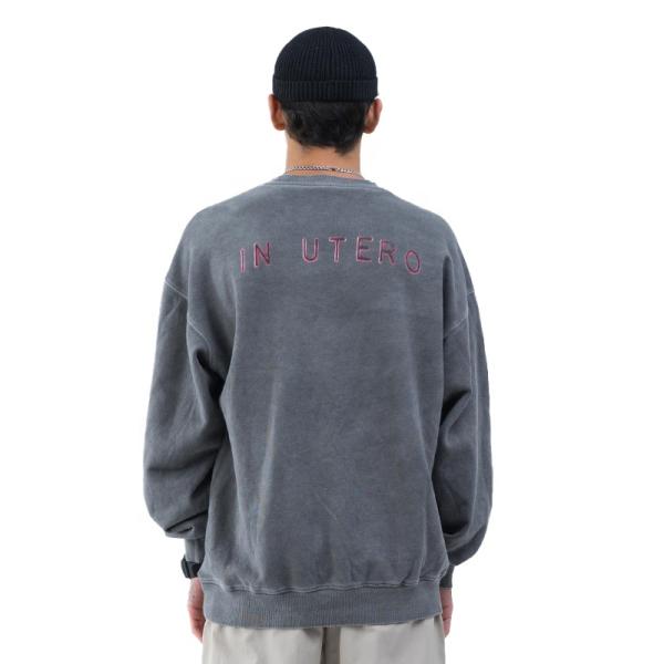 Cotton Acid Wash Crew Neck Jumper Plain 3d Full Print Custom