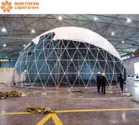 Proyección de la Cúpula de las Luces del Norte Simulador de cine Experiencia inmersiva