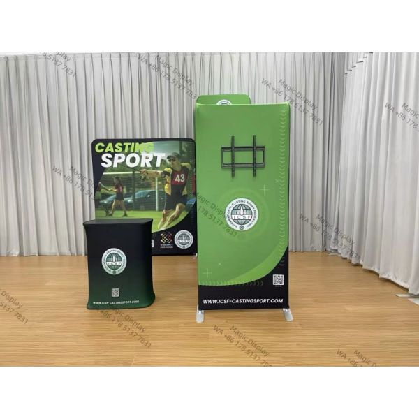 10x10ft Custom Portable Aluminum Tool Free Easy Setup Arch Shelf Trade Show Booth Exhibition Display