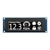 3.12 polegadas Display gráfico OLED 256x64 Dot SPI Interface Fontes brancas/azuis/amarelos/verdes