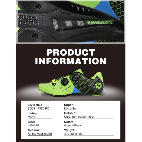 Non Slip Carbon Fiber Bike Shoes 35-45 Complete Size Choice Unmatched Durability