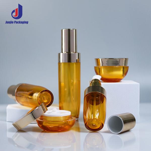 Wholesaler Price Refillable Acrylic Cosmetic Lotion Pump Bottle 150ml Skincare Packaging Cream Jar Essential Water Container