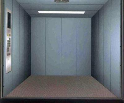 CE VVVF Inveter Freight Elevator 4KW Heavy Duty Goods Lift
