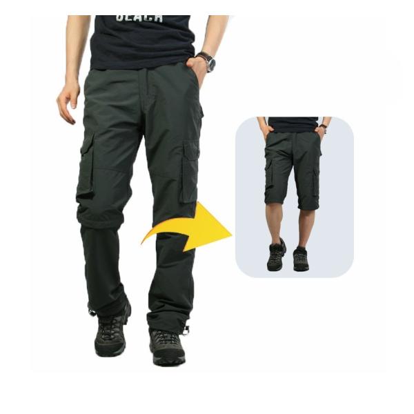 Mid waist XMAMLON RTS Detachable Casual Pants Men's Outdoor Quick-drying Sweatpants