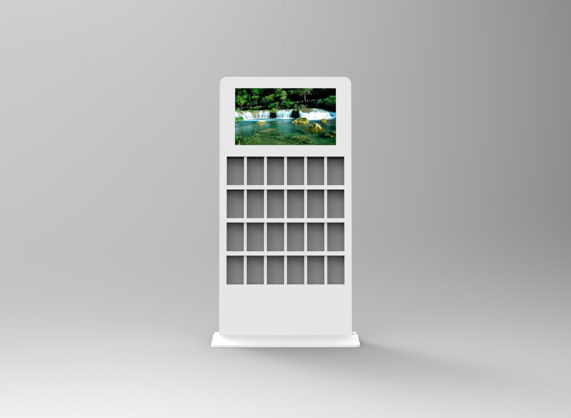 Цвет коммерчески LCD Whitel рекламируя Signage цифров дисплея с полом WiFi стоя Signage цифров