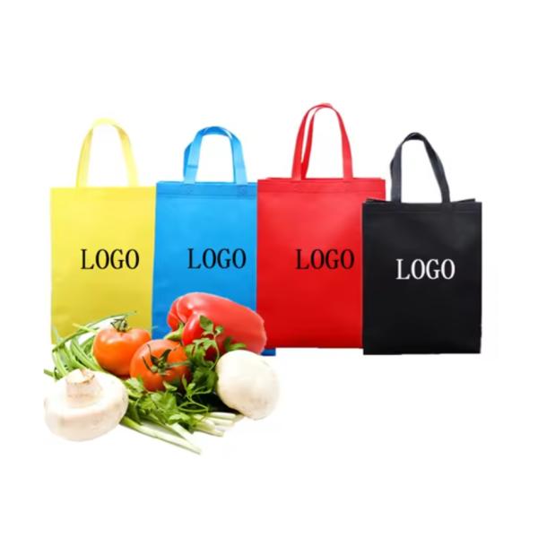 Custom Printing Eco Friendly Non Woven Bags Promotion Reusable Tote For Shopping