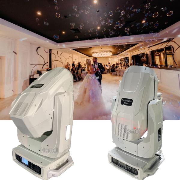 Dreamy White 380W RGB 3in1 Moving Head Beam for Disco Lighting Church Bar Hall Palace