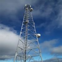 Tour d'acier tubulaire à 3 pattes Réseau mobile 4G 5G Signal Tour de transmission radio