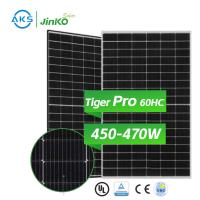 Jinko Tiger Pro 60HC P-Type Mono Panneau solaire 450W 465W 470W Jinko Module photovoltaïque solaire 450wp
