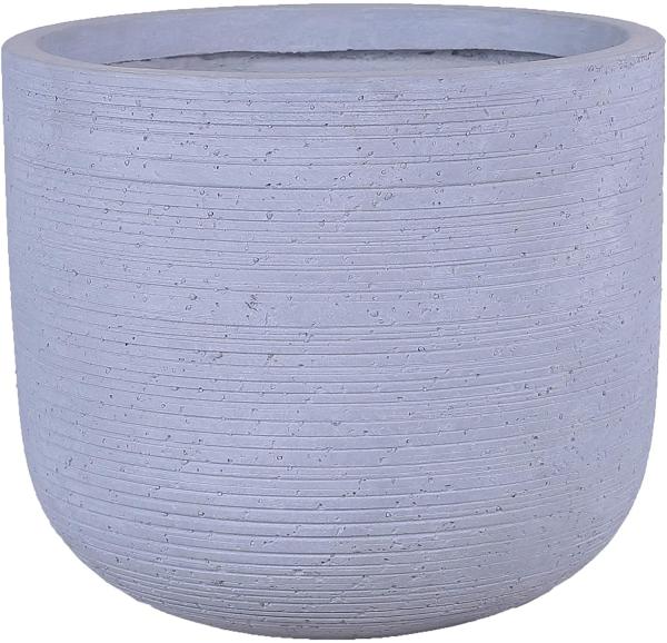 Grey Mottle Lightweight Tall Oval Concrete Planter Pots | Unique Design | Handicraft | UV-Resistant and Eco-Friendly