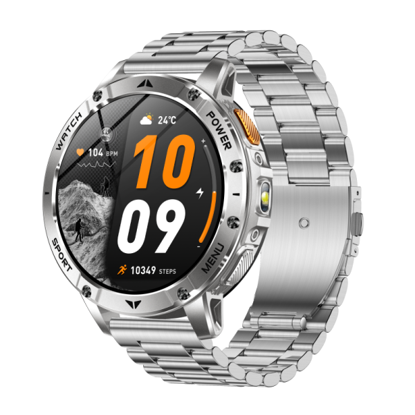 Support OEM & ODM | 1400mAh Battery IP68 Waterproof Smartwatch with 1.7 inch HD Screen and Fitness Tracking