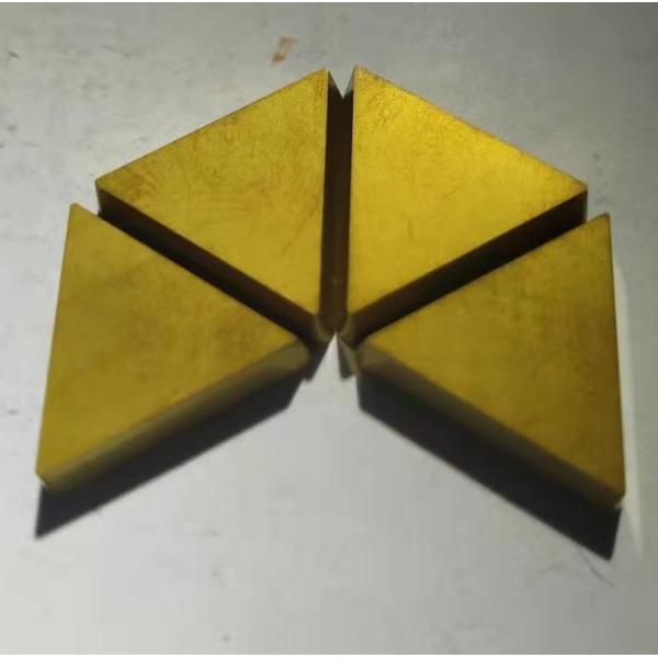 Clip On Cemented Carbide Cutting Tools YBM251 Golden Color