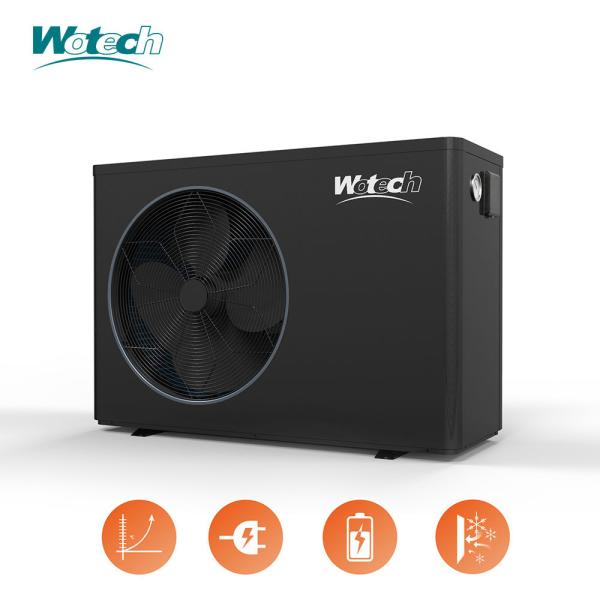 Inglês Operating Wotech 220V 4.5KW R32 Air Source Heat Pump para aquecimento de piscina on/off