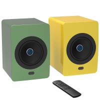 Étagère électrique Bluetooth TWS haut-parleurs Armoire en bois sans fil haut-parleur stéréo HiFi