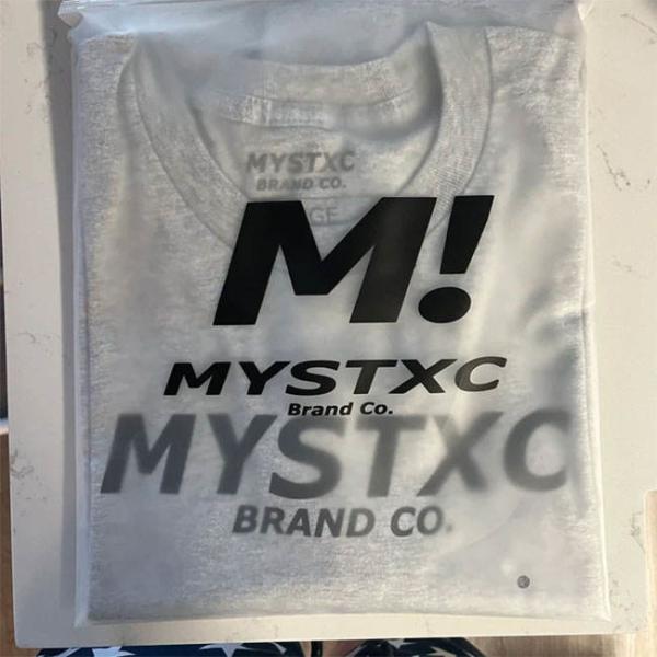 Wholesale Custom Printing Logo Plastic Zip Packaging Poly Bags Biodegradable Frosted Eva Zipper Bag Clothing Brand
