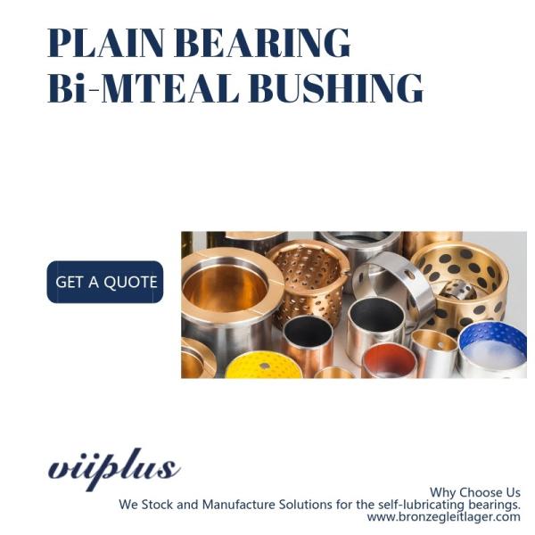 Bimetal Bushing 800 Throttle Lever & Valve Bimetal Bearing Bushes Tin Bronze Lead Alloy With Antifrication Overlay