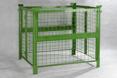 1000mm Width Steel Push Back Pallet Rack Pallet Container High Performance