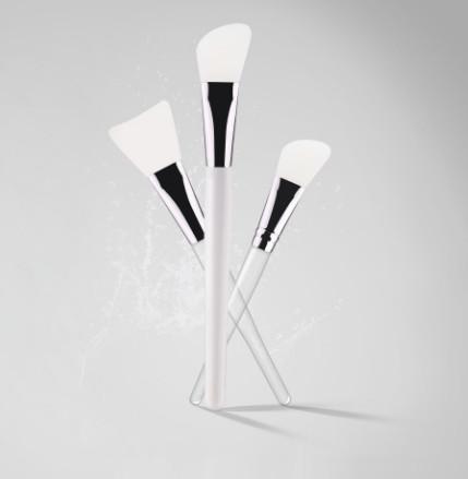 Aluminum Ferrule Facial Brushes Cosmetics Mud Mask BSCI Facial Scrub Brush
