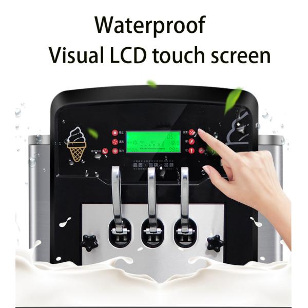 Система предварительного охлаждения Мягкий мороженый с 3 вкусами 540x850x1500 мм из нержавеющей стали