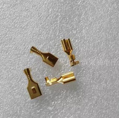 6.3 male and female terminal plug spring / connector / cold terminal copper / hard sheath thickening line