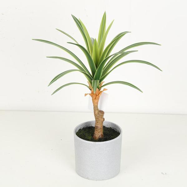 High Imitation Flexible Glue Artificial Dracaena Plant Bonsai 25 CM 32 CM