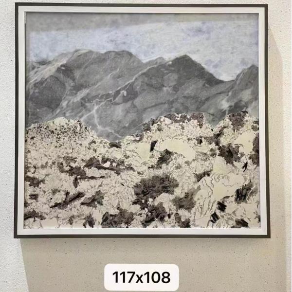 Modern Luxury Stone Art Painting Natural Artistic Design For Interior Decoration