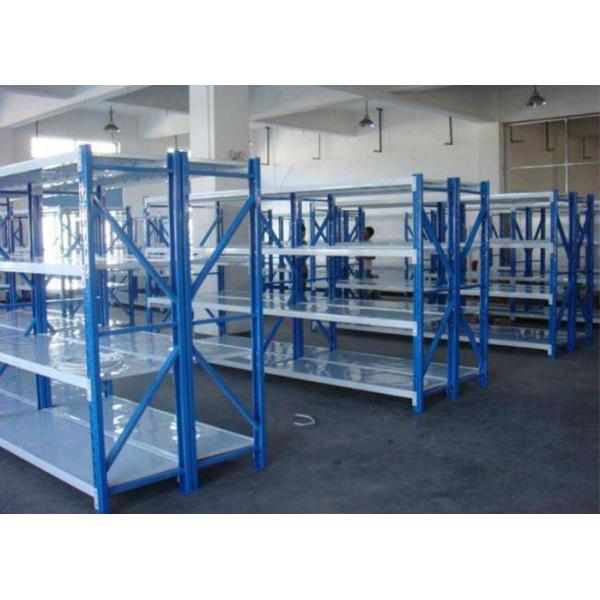Adjustable 4 Shelf Metal Shelving Unit Goods Storage For Warehose