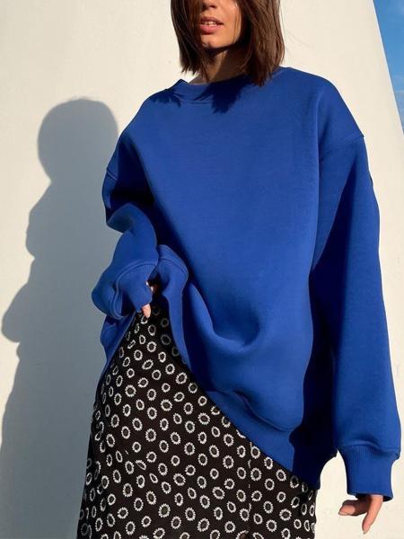 Tintado simple 2023 Unisex con capucha Tendencia de moda otoño e invierno Impresión personalizada Deporte Usar lana suelta Traje de ropa de mujer