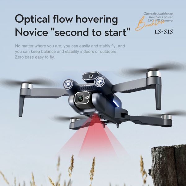 New Brushless Motor Drone Mini 8K HD Camera Obstacle Avoidance S1S Mini Professional Drone