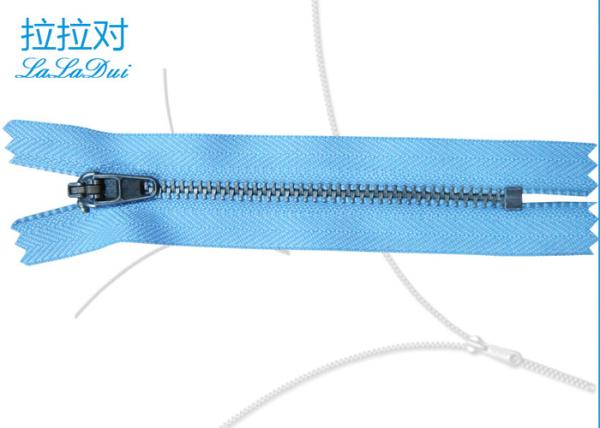 Normal Type Teeth Jeans Metal Zipper 48 Inch Zinc Yg Slider 4# Blue Polyester Tape