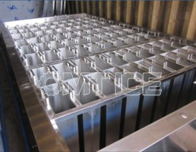 10Ton / 24hrs Galvanized Stainless Steel Ice Block Moulds Water Cooled
