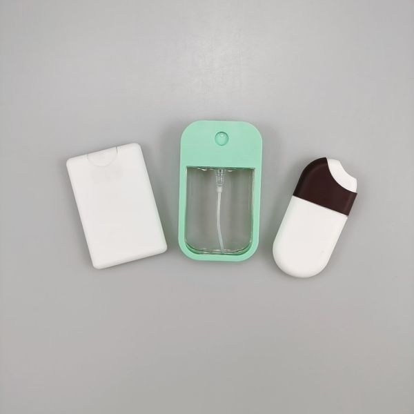 35ml 40ml PET Plastic Perfume Spray Bottle with Pump Sprayer in Credit Card Shape