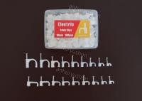 5mm Electrical Nail White Plastic Cable Clips For Ethernet Cable