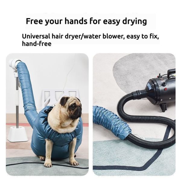 Pet drying bag blow Quick Drying Dog Drying Robe Hair Blowing Tool Quick Automatic Drying Hair Dryer