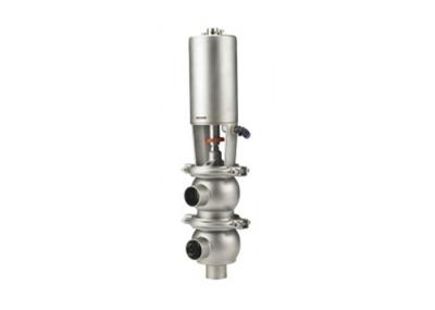 EPDM / PTFE Diverter Stainless Steel Sanitary Valves 304 316L 3A Standard 360° Adjustable