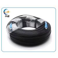 1-2 noyaux Préconnecté câble à goutte en fibre optique FTTH