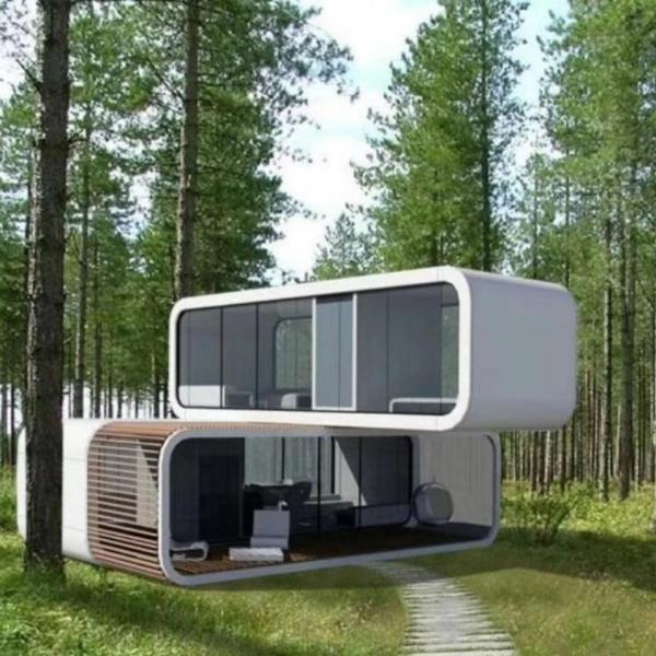 Apple Cabin expansível 20ft 40ft Office Pod com móveis e painel de sanduíche de aço