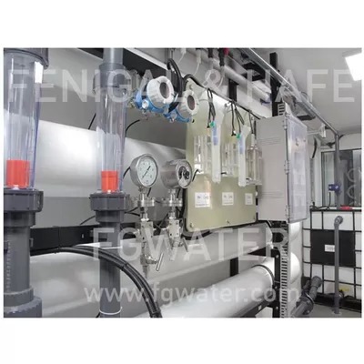 2000 m³/day Containerized BWRO System with 70% Recovery Rate and 1.05 kWh/m³ Energy Consumption