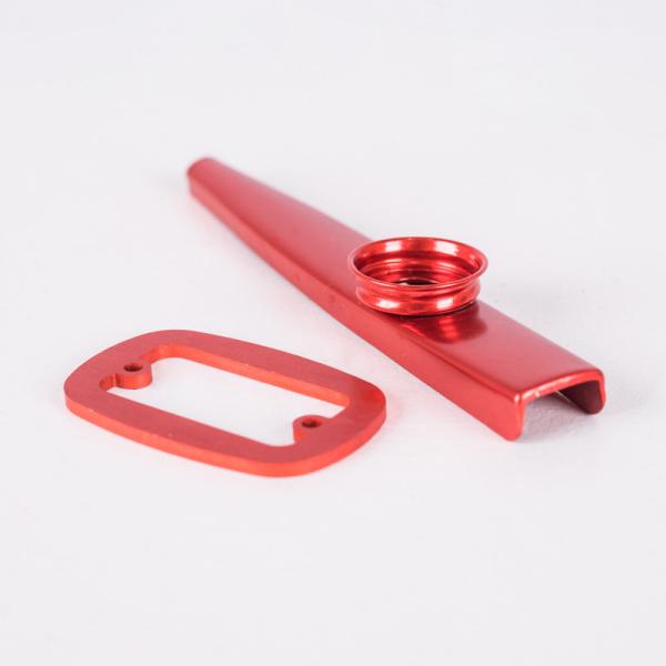 Red Blue 5 Axis CNC Anodized Aluminum Parts Precision Milling Parts