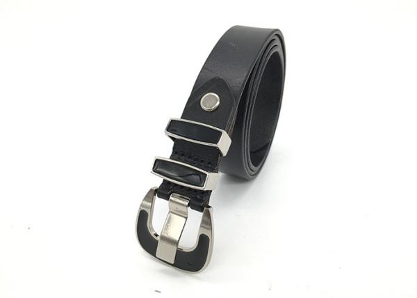 Personalized Girl 's Fashion Leather Belts With Glue Process Buckle And Loop