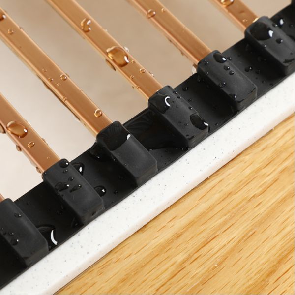 Foldable 0.97KG Steel Kitchen Basket Rack Titanium Square