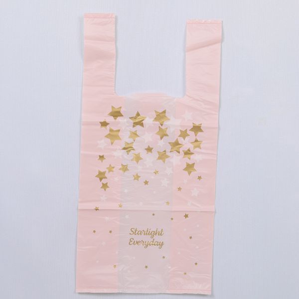 Compostable T Shirt Bags 12x25cm Backpack Pouches 100% Eco Friendly