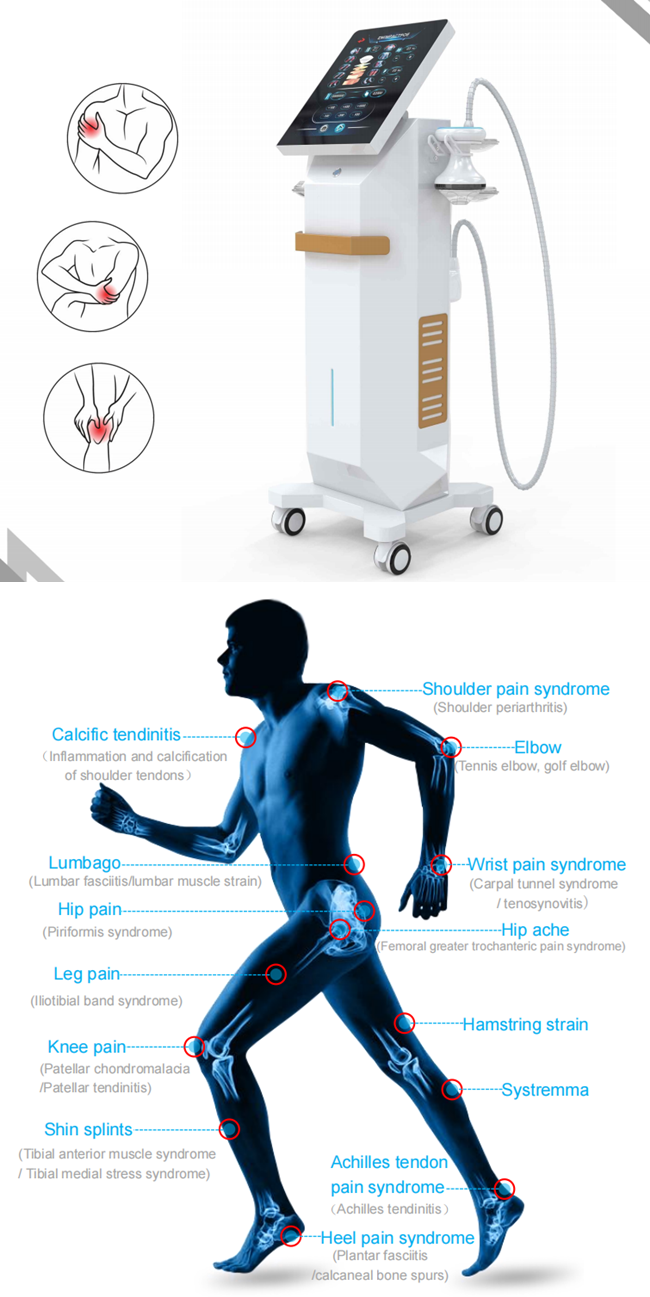 Sports Injury Recovery Focused Shockwave Therapy Machine For Physical Therapy