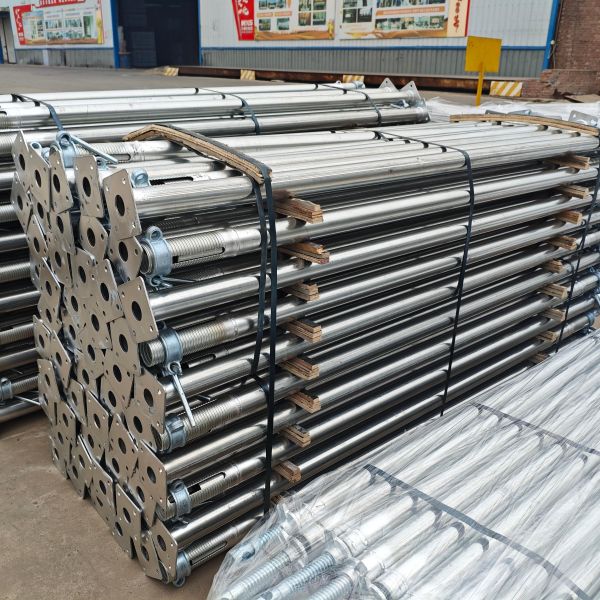 Blue Adjustable Steel Prop 1.6m - 3.0m Scaffolding Steel Prop For Concrete Slab and Beam Support