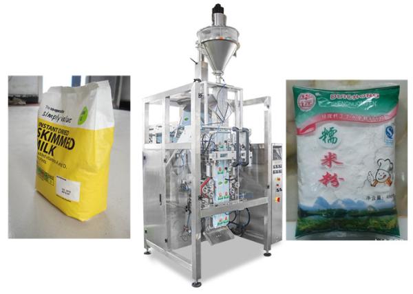 Máquina de embalagem automática do pó de lavagem que dosa pelo enchimento do eixo helicoidal feito de 304 de aço inoxidável