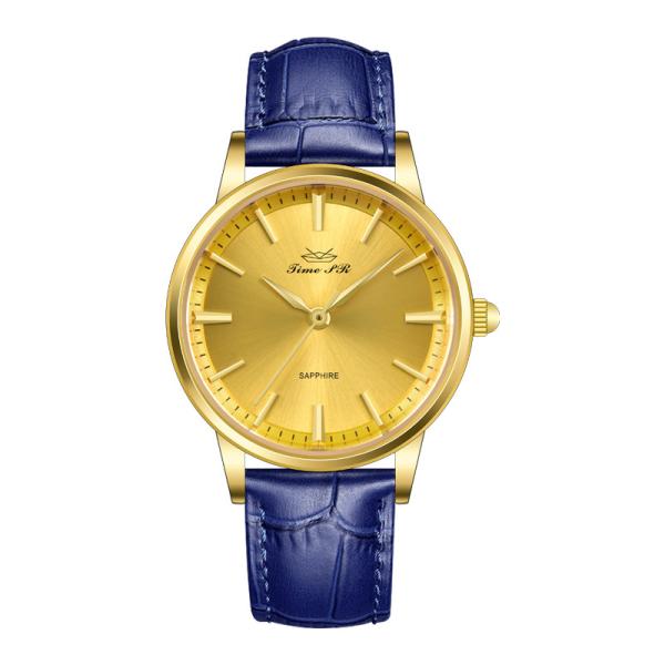 Multifunctional Leather Strap Waterproof 3ATM Quartz Watch For Men Women