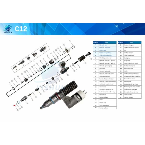 Автозапчасти Оригинальный дизельный двигатель Common Rail топливный инжектор 2123465 212-3465 10R-0961 для двигателя c10 c12