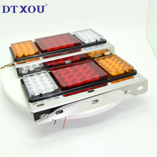 Push Fitting Installation LED Combination Tail Light Energy Saving 12V/24V Waterproof